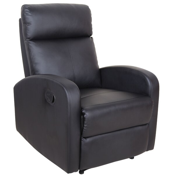 AttractionDesignHome Faux Leather Recliner Wayfair   Faux Leather Recliner 